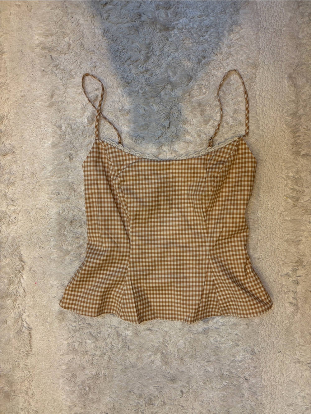 NWT Reformation Genevieve gingham top - Picture 3 of 5